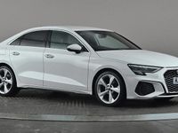 Used Audi A3 S-Line 150 HP (110 kW) 2021 White Sedan