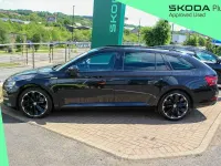 Used Skoda Superb SportlinePlus 196 HP (144 kW) 2022 Black magic pearl effect Estate