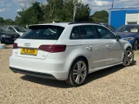 Used Audi A3 Sportback S-Line 184 HP (135 kW) 2015 White Hatchback