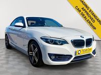 Used BMW 218 Sport Line 136 HP (100 kW) 2018 White Coupe