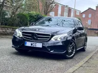 Used Mercedes E220 AMG 2015 Black Sedan