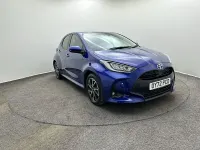 Used Toyota Yaris Hybrid Design 2022 Blue Hatchback