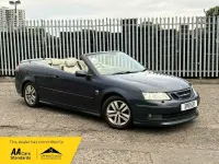 Used Saab 9-3 Aero 207 HP (152 kW) 2005 Blue Cabriolet