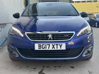 Used Peugeot 308 GT-line 2017 Blue Hatchback