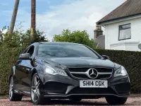 Used Mercedes E220 AMG 170 HP (125 kW) 2014 Black Coupe