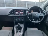Used Seat Leon Ecomotive 115 HP (84 kW) 2017 Silver Hatchback