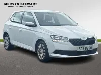 Used Skoda Fabia 75 HP (55 kW) 2020 White Hatchback