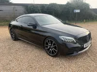 Second-hand Mercedes C300 AMG line 258 CP (189 kW) 2019 Negru Coupe