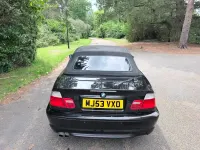 Used BMW 330 Sport Line 2003 Black Cabriolet