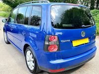 Used VW Touran Match 105 HP (77 kW) 2010 Blue MPV