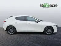Used Mazda 3 Exclusive-Line 140 HP (102 kW) 2025 White Hatchback