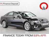 Used Audi A4 S-Line 190 HP (139 kW) 2019 Black Sedan