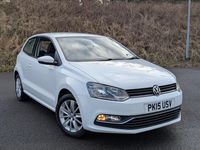 Used VW Polo SE 75 HP (55 kW) 2015 White Hatchback