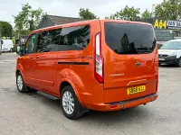 Used Ford Tourneo Custom Titanium 130 HP (95 kW) 2019 Orange Van