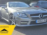 Used Mercedes SLK250 AMG 204 HP (150 kW) 2013 Silver Cabriolet