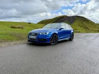 Used Audi S3 Sportback Performance 300 HP (220 kW) 2015 Blue Hatchback