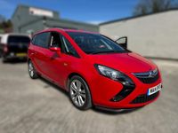 Used Vauxhall Zafira SRi 170 HP (125 kW) 2014 Red MPV