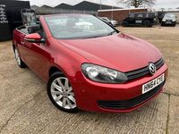 Used VW Golf Cabriolet S 2014 Red Cabriolet
