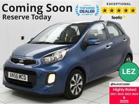 Used Kia Picanto 84 HP (61 kW) 2016 Blue Hatchback