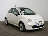 Used Fiat 500 Lounge 69 HP (50 kW) 2013 White Hatchback