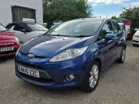 Used Ford Fiesta Zetec 2010 Blue Hatchback
