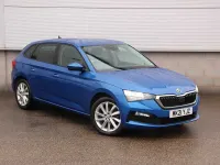 Used Skoda 110 R SE L 81 HP (59 kW) 2021 Race blue metallic Estate