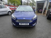 Used Ford Focus Zetec 120 HP (88 kW) 2017 Blue Estate