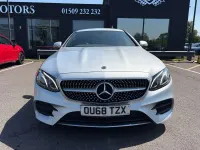 Used Mercedes E220 AMG line 2018 Silver Coupe