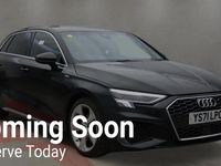 Used Audi A3 Sportback S-Line 2022 Black Hatchback
