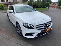 Used Mercedes E220 AMG line 2017 White Sedan
