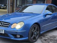 Used Mercedes CLK220 150 HP (110 kW) 2008 Blue Coupe