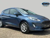 Used Ford Fiesta Zetec 100 HP (73 kW) 2019 Blue Hatchback