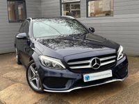 Used Mercedes C220 AMG line 2018 Blue Estate