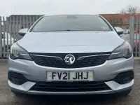 Used Vauxhall Astra SRi 122 HP (89 kW) 2021 Silver Hatchback