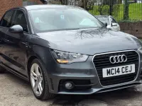 Usado Audi A1 Sportback S-Line 105 CV (77 kW) 2014 Gris Utilitario