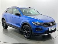 Used VW T-Roc Black Edition 110 HP (80 kW) 2021 Blue SUV