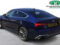 Used Audi A5 Sportback S-Line 2021 Blue Hatchback