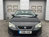 Used Seat Leon SE 125 HP (91 kW) 2016 Black Hatchback