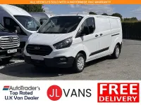 Used Ford Transit Custom 105 HP (77 kW) 2019 White Van