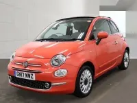 Used Fiat 500 Lounge 69 HP (50 kW) 2017 Pink Cabriolet