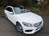 Used Mercedes C220 AMG Line Premium 2016 White Estate