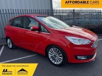 Used Ford C-MAX Titanium 125 HP (91 kW) 2016 Red MPV