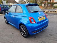 Used Fiat 500 Sport 70 HP (51 kW) 2021 Blue Hatchback