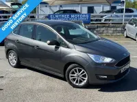 Käytetty Ford C-MAX Zetec 120 HP (88 kW) 2018 Harmaa Tila-auto