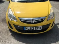 Used Vauxhall Corsa S 65 HP (47 kW) 2012 Yellow Hatchback