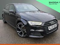 Used Audi A3 Black Edition 147 HP (108 kW) 2020 Black Sedan