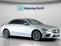 Used Mercedes A250 AMG line 259 HP (190 kW) 2021 Silver Sedan