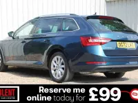 Used Skoda Superb SE Technology 150 HP (110 kW) 2022 Blue Estate