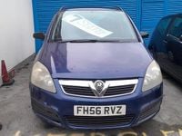 Used Vauxhall Zafira 105 HP (77 kW) 2007 Blue MPV