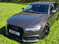 Used Audi A6 Black Edition 320 HP (235 kW) 2015 Grey Estate